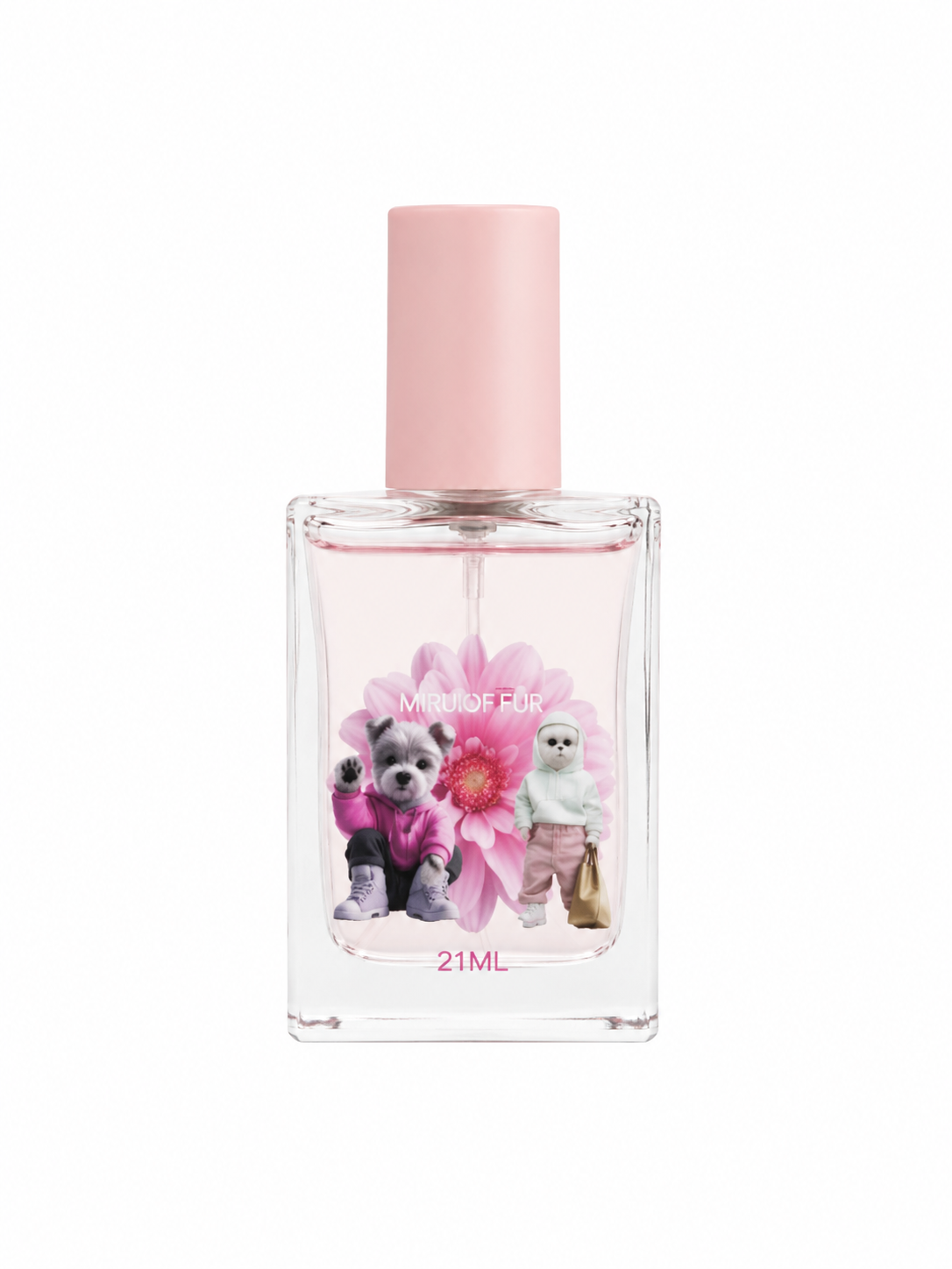 عطر سگ و گربه پت سا رایحه گل های صورتی (21میل )