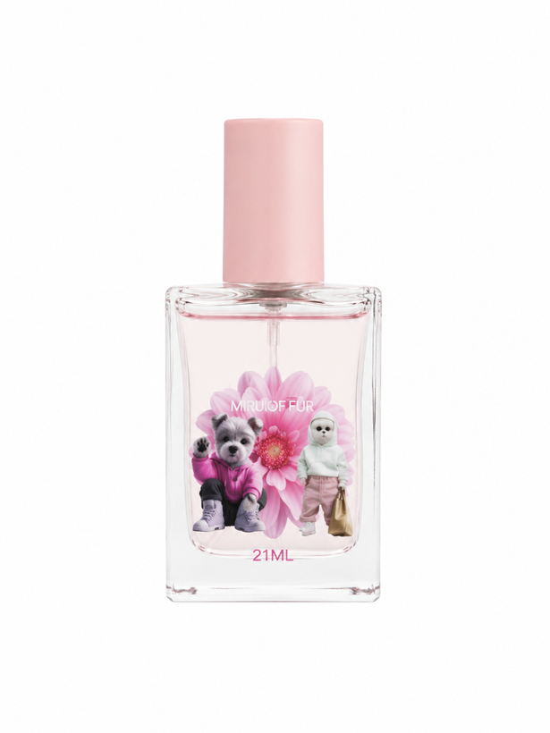 عطر سگ و گربه پت سا رایحه گل های صورتی (21میل )