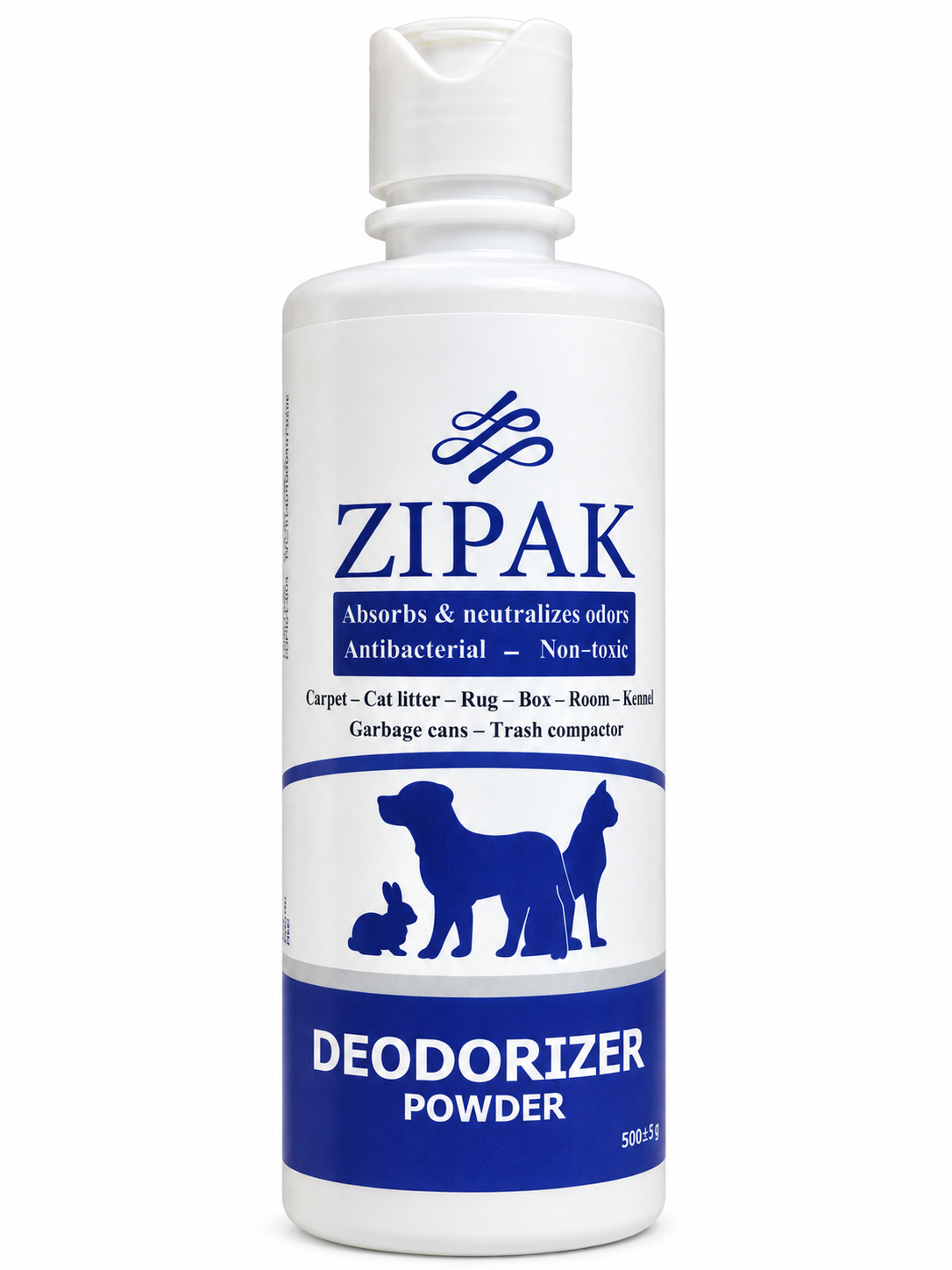 پودربوگیرآنتی باکتریال زیپک(500گرم )